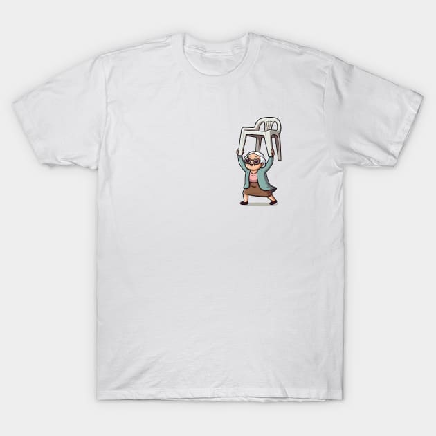 Grandma defies gravity T-Shirt by 3coo